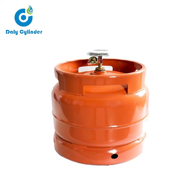 Single Ended Type Oxygen 6kg LPG Gas Cylinder Prices LPG Cookers Bottle Of Gas With Low Price And High Quality